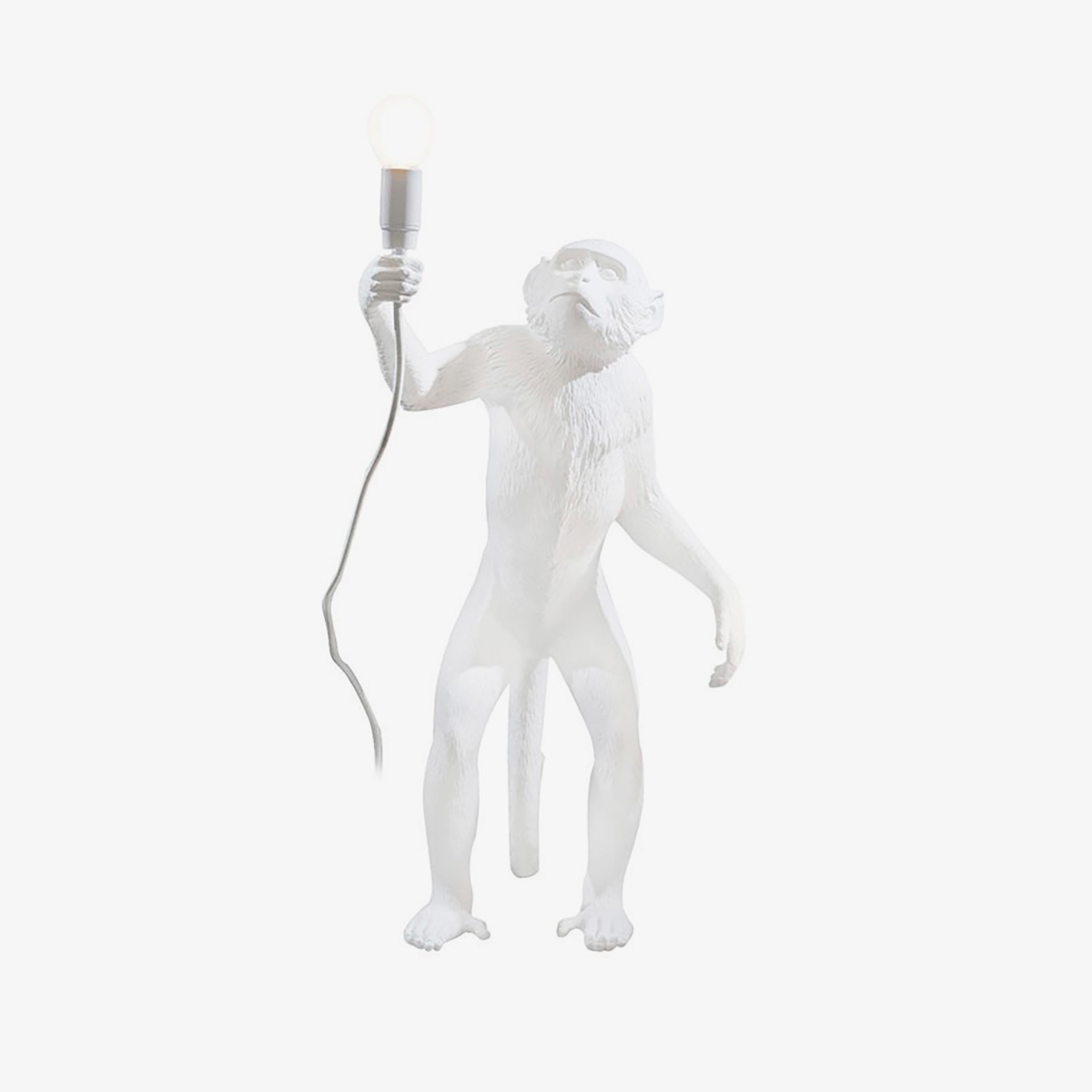 Lámpara de sobremesa Monkey blanco levantado Seletti-0