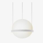 Lámpara colgante Palma esfera blanco Vibia-0