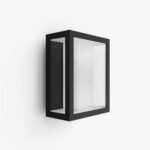 Philips Hue Impress aplique de pared cuadrado exterior negro-0