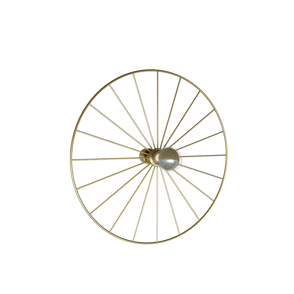 Aplique Wheel 60 oro