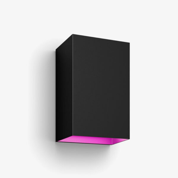 Aplique de pared exterior resonate negro philips HUE-1
