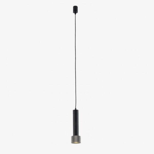 Colgante focus negro mate