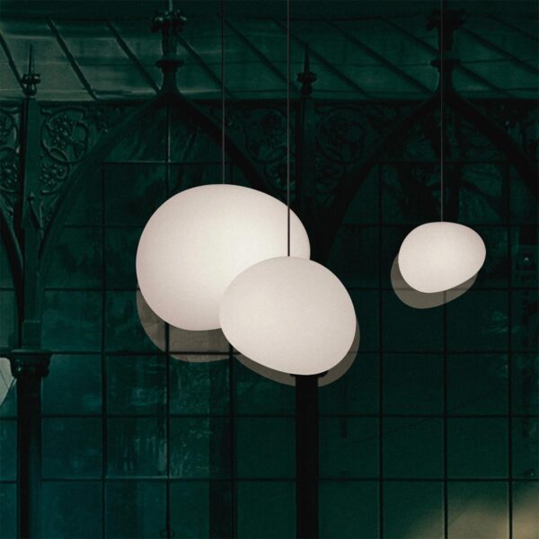 Lámpara colgante Gregg grande blanco Foscarini-595