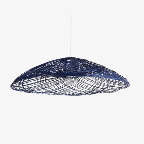 Lámpara colgante Satelise D55 azul Forestier-0