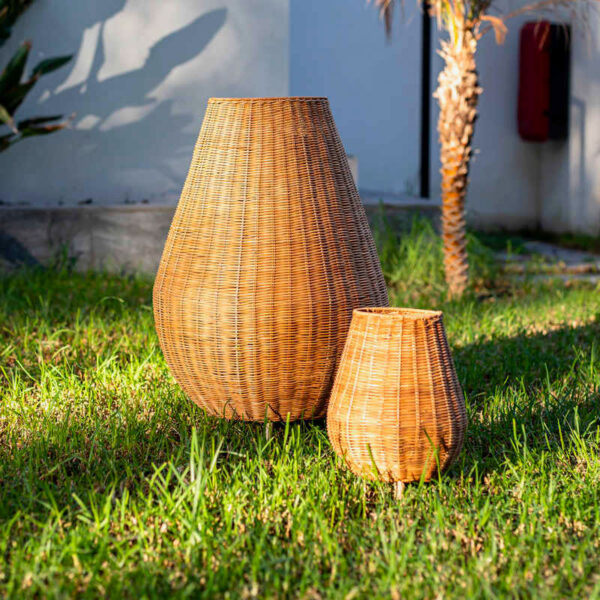 Lámpara de sobremesa sin cables Saona 70 LED marrón New Garden