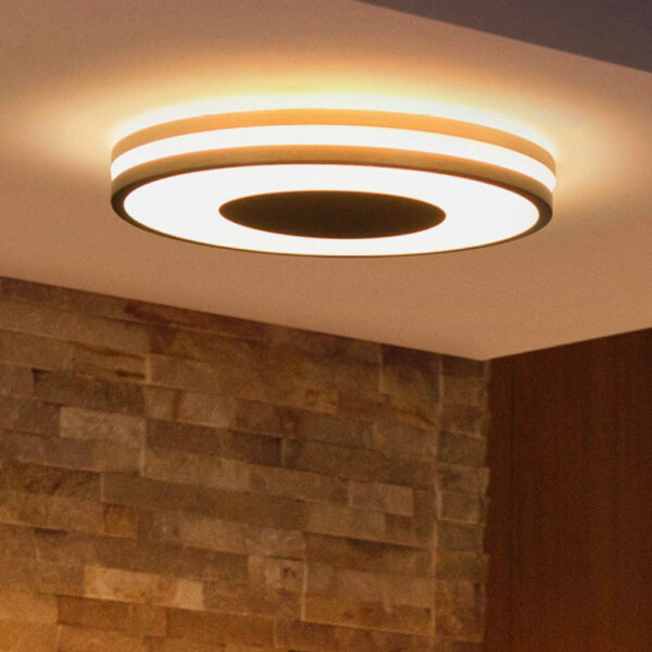 Lámpara de techo plafón being led negro Philips Hue 3