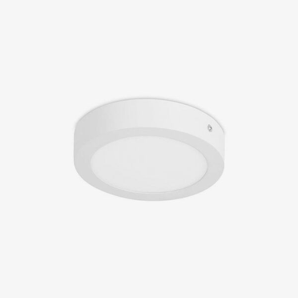 Lámpara de techo plafón redondo easy surface led blanco leds c4