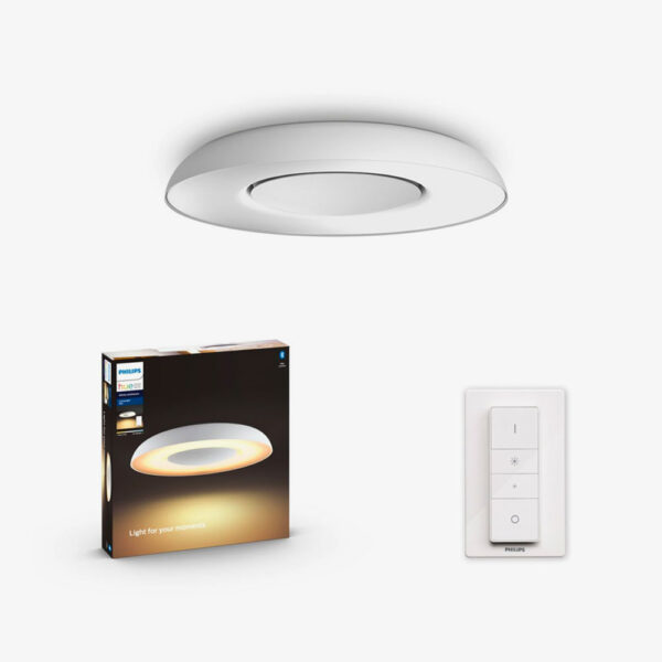 Lámpara de techo plafón Still plata Philips Hue 2