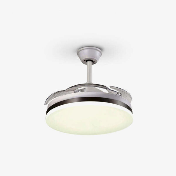 Ventilador de techo LED Vento blanco y bronce con mando Schuller