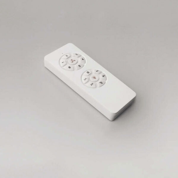 Ventilador de techo LED Vento blanco y bronce con mando Schuller
