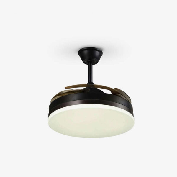 Ventilador de techo LED Vento negro y bronce con mando Schuller