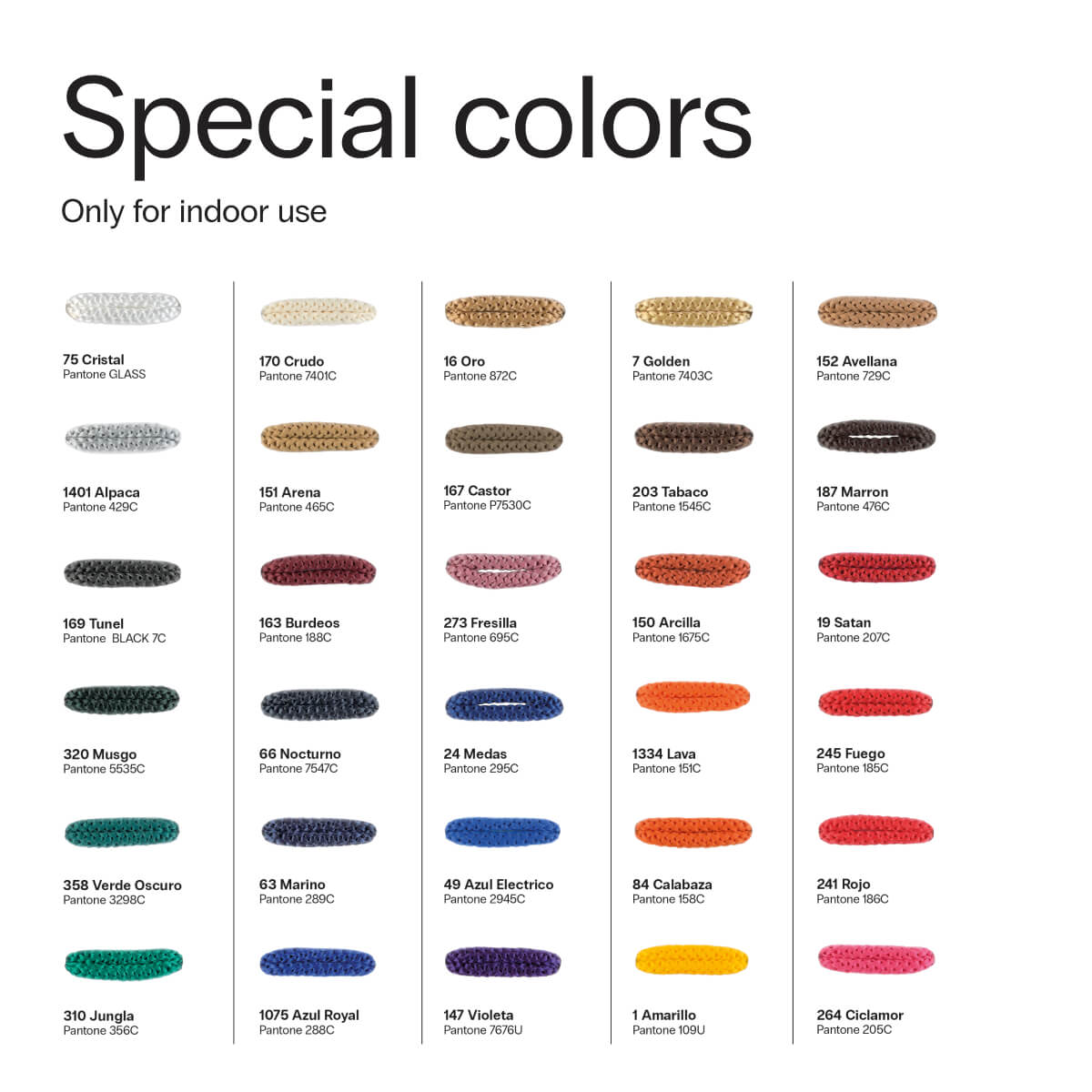 Colores especiales Banyo