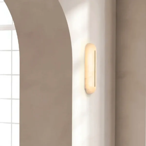 Aplique LED de alabastro y brass Zambelis 2546