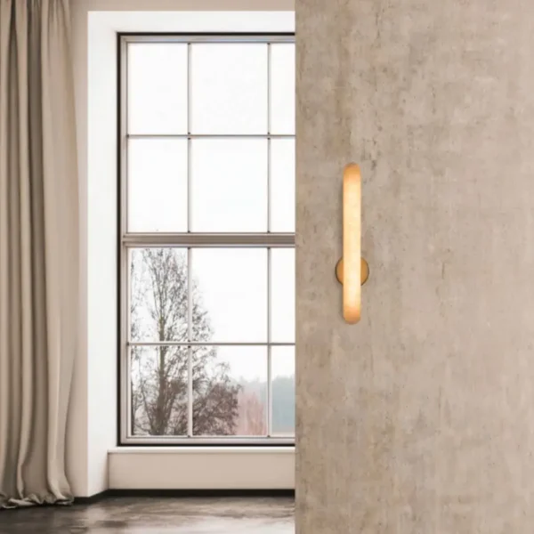 Aplique LED de alabastro y brass Zambelis 2547