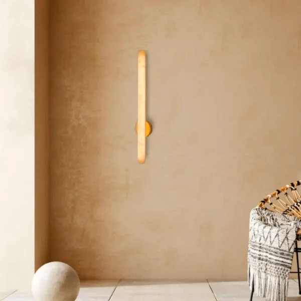 Aplique LED de alabastro y brass Zambelis 2548