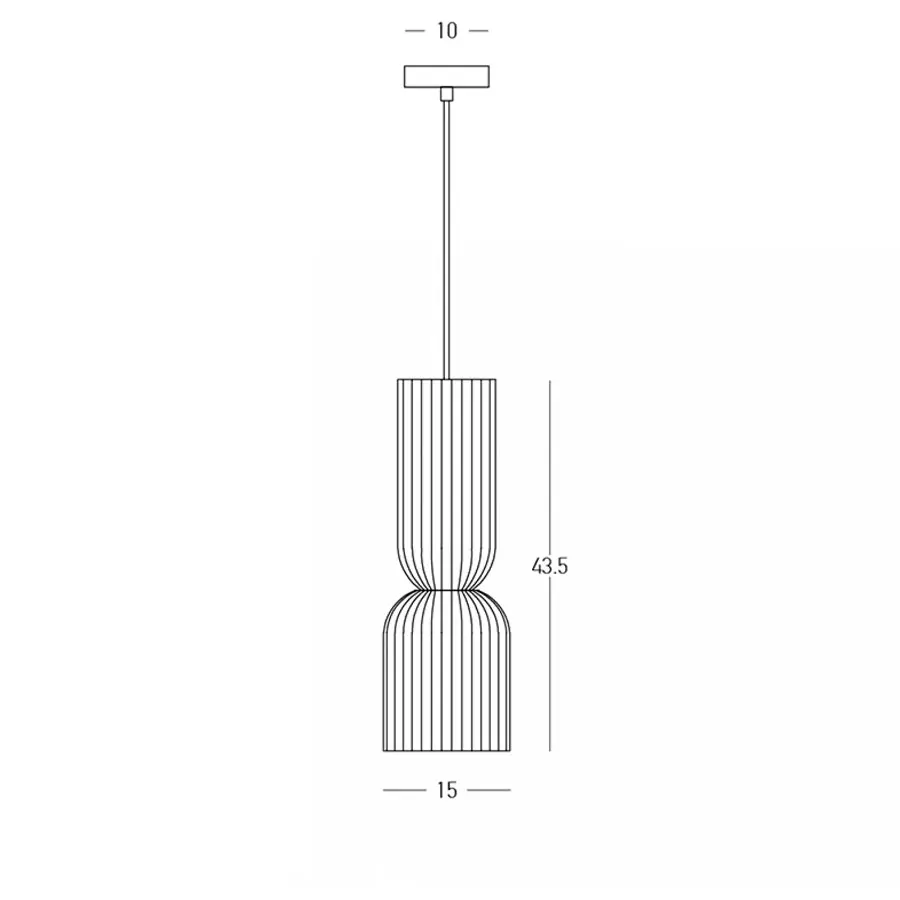 Lámpara colgante de cerámica Zambelis 2595 en blanco - Imagen 4