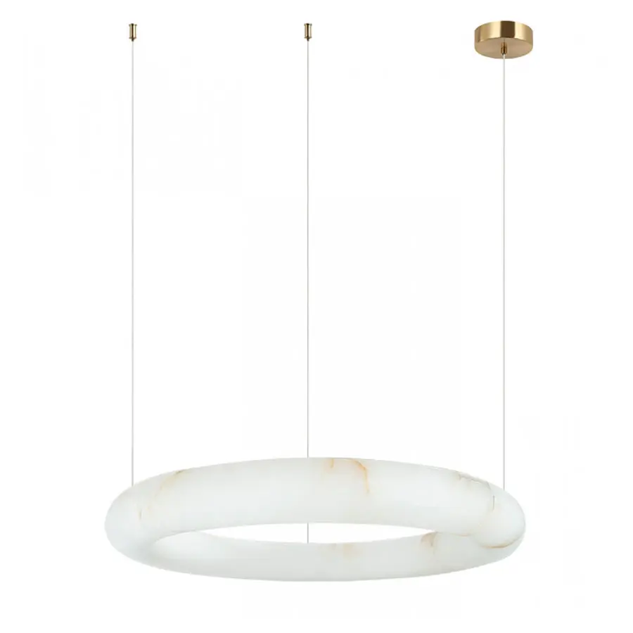Lámpara colgante LED Zambelis 2543 con base brass y cable ajustable